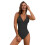 Costume intero da donna con scollo a V profondo e controllo della pancia 1