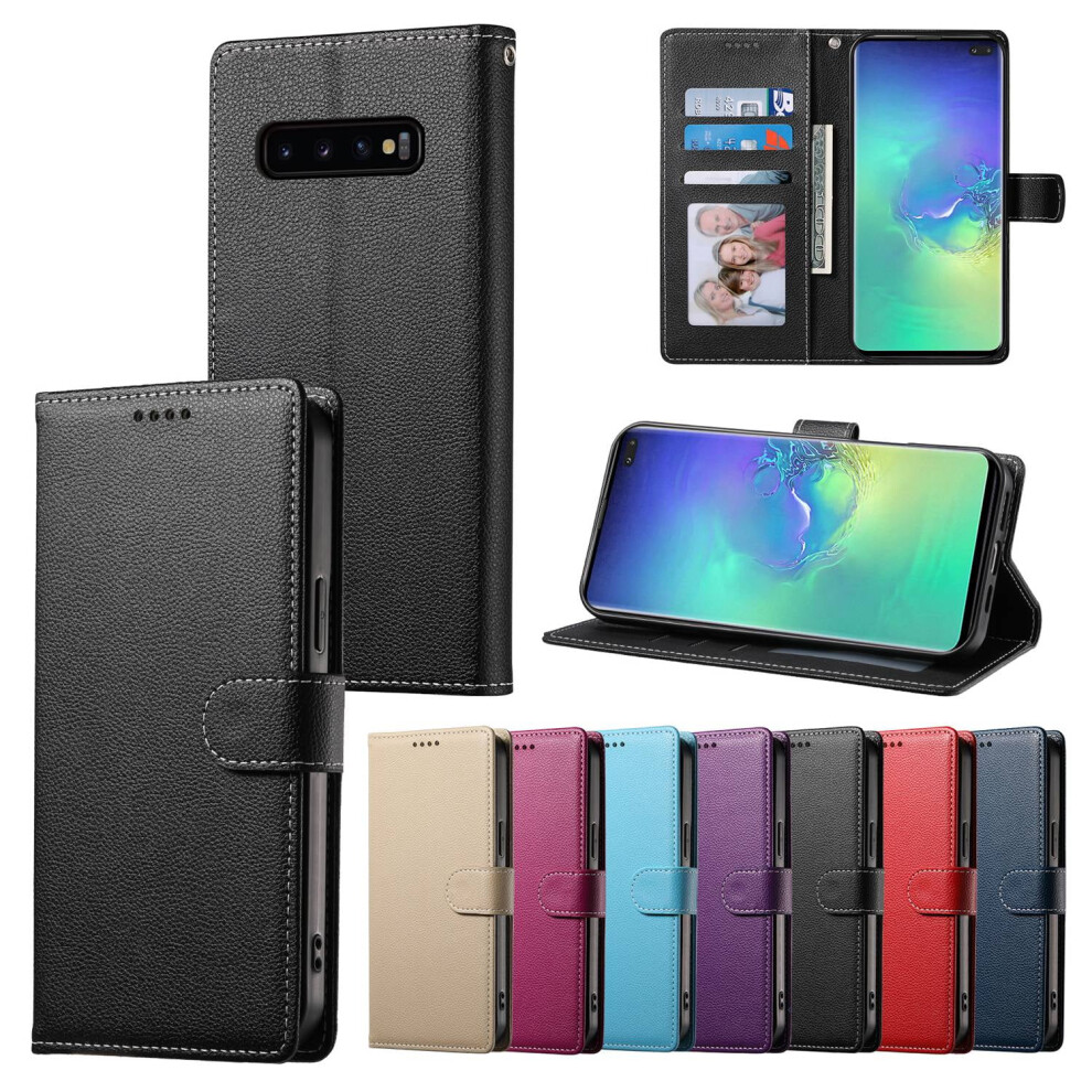 Leather Wallet Phone Case For Samsung Galaxy S10 Plus S10e 9165521198108