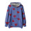 Oversized hettegenser med lommetrykk, lang, dame 1