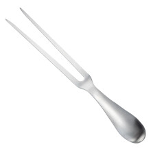 Tenedor de acero inoxidable para trinchar carne, 28 cm (1 unidad)