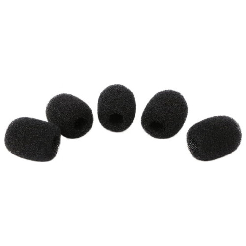 Bonnette anti-vent en mousse pour microphone de scène - Lot de 5
