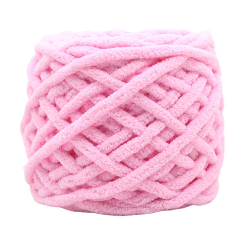 Chenillegarn Chunky Fluffy babygarn til hekling og
