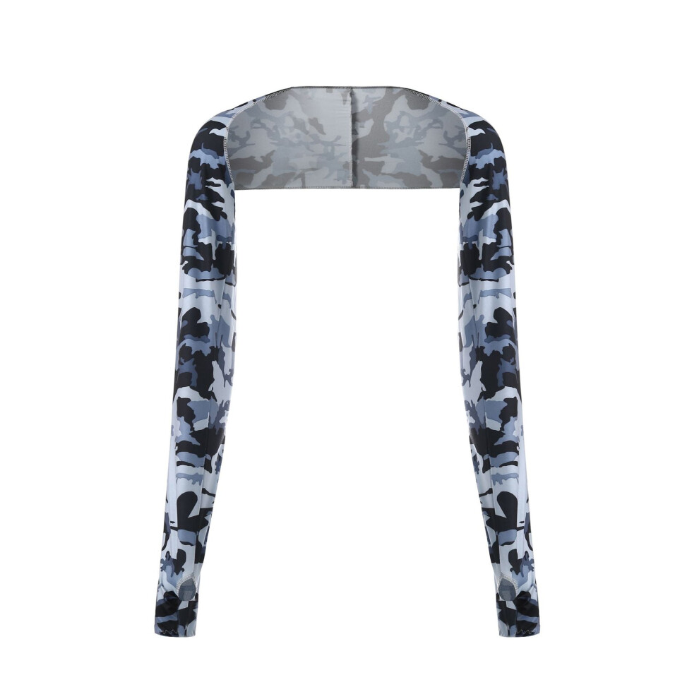 Cooling Arm Sleeves with Finger Holes for Sun Protection