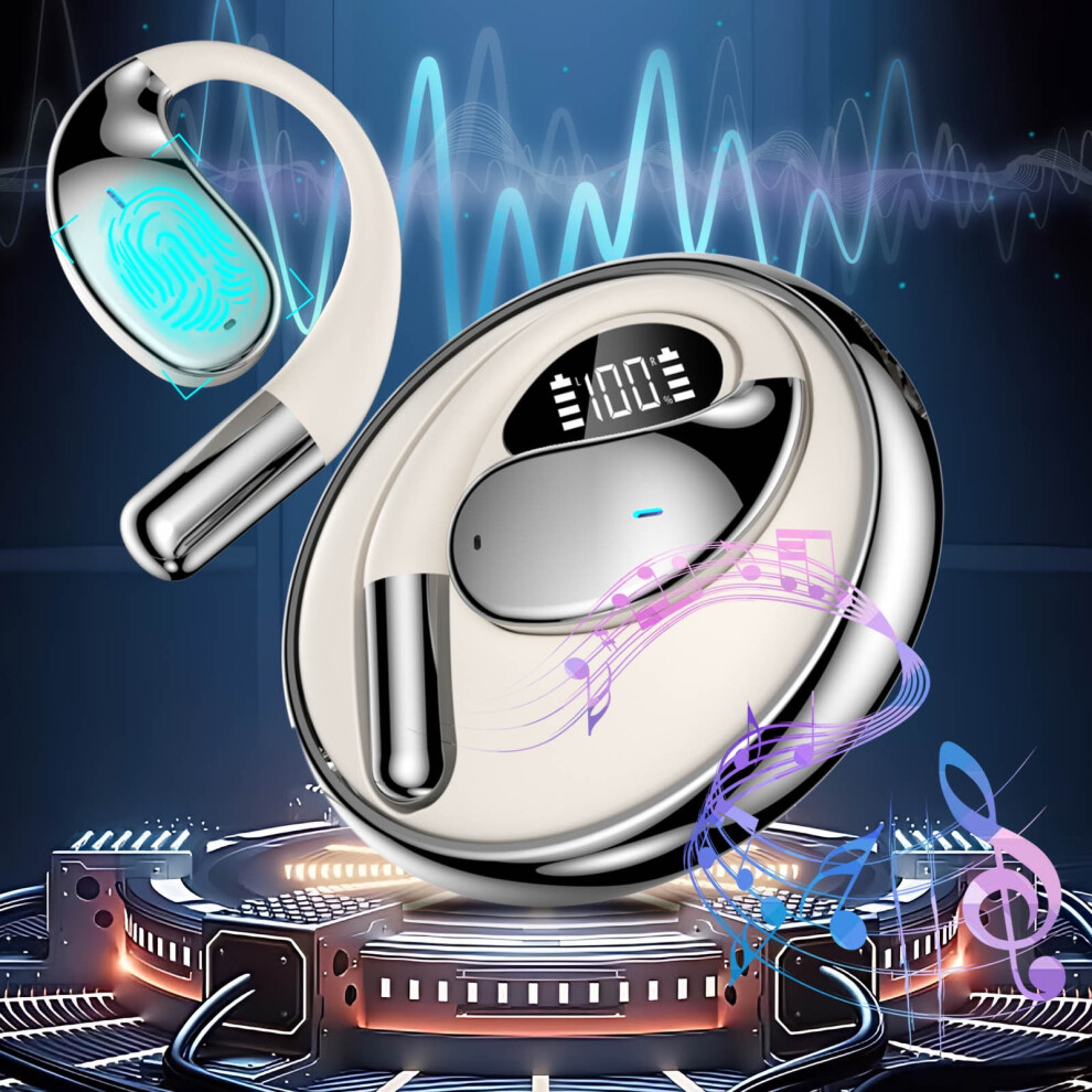 Ai Language Translation Earbuds Bluetooth Over-Ear Headset 9170372634491