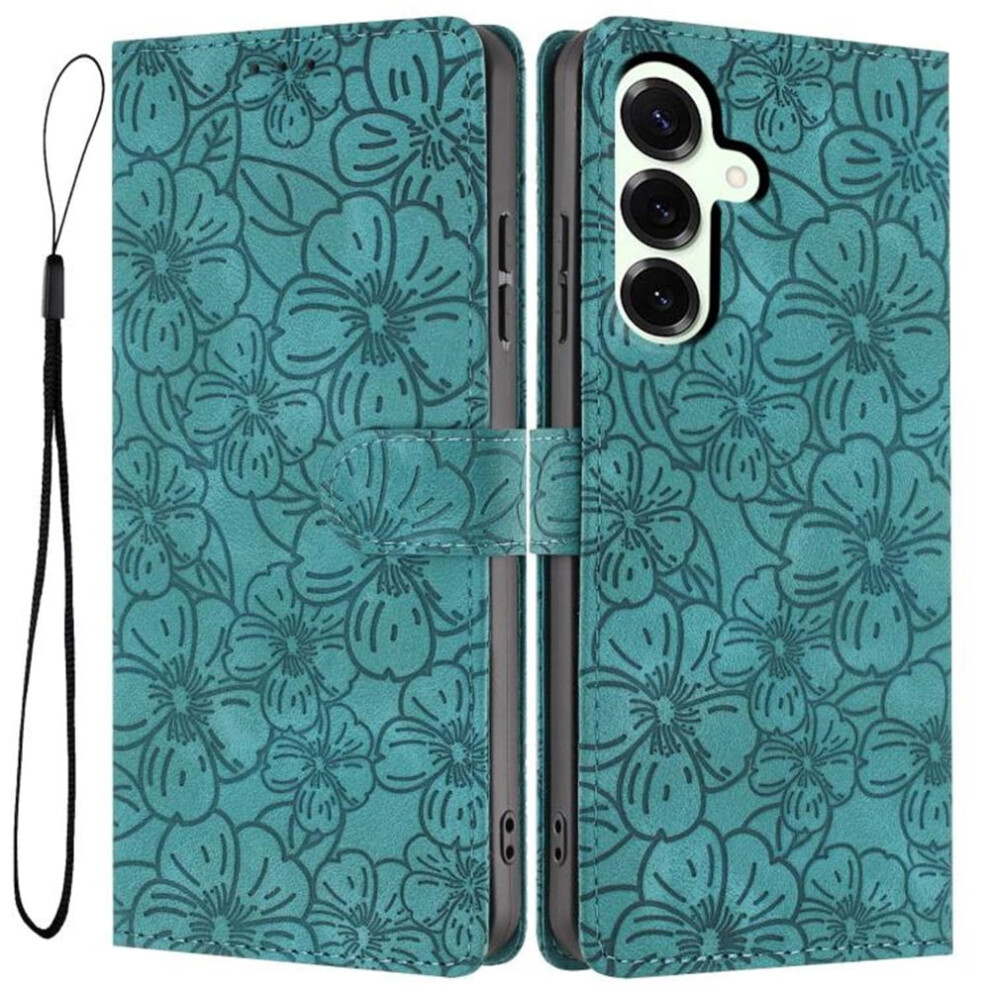 Cherry Blossom Leather Flip Wallet Case For Samsung Galaxy Red 9180435674623