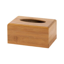 Couvercle de boîte à mouchoirs en bois, carré, à fond coulissant, taille standard