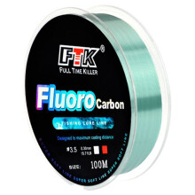 Fluorocarbon fishing line 100m green 0.50mm 34.32lb
