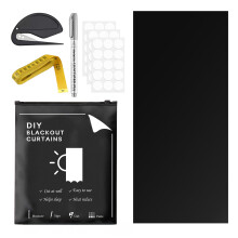 Portable Blackout Curtain for Roof Window, Black