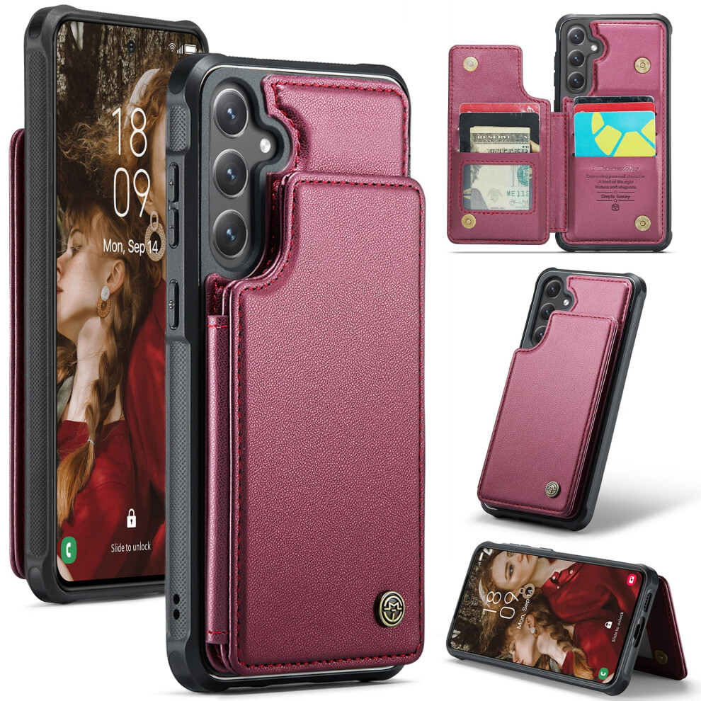 Caseme Leather Wallet Case For Samsung Galaxy S25+ Â Rfid 9130661429085