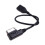 Htovila audio cable for Audi MMI USB adapter A3 A4 A5 A6 A8 2