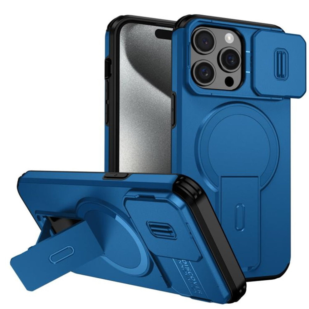 Iphone 15 Pro Max 6.7 Inch Case Shockproof With Magsafe Blue 9165521178193