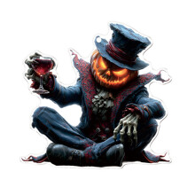 Halloween autódísz akril tök medál 1 darab