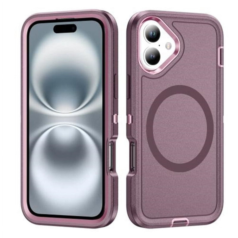 Iphone 16 Plus Rugged Magsafe Phone Case Purple 9165521187522
