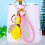 Lemon keychain crystal rhinestone fruit keyring 1 piece 1