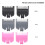 Peigne de coupe pour coiffure 1,5 mm 3 mm (2 pièces) 3
