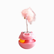 Kattleksak med tumling, rosa design, 1 st