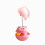 Kattleksak med tumling, rosa design, 1 st 1