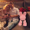 Foam Bunny Valentine's Day Gift Rose Cuddle Bunny 4