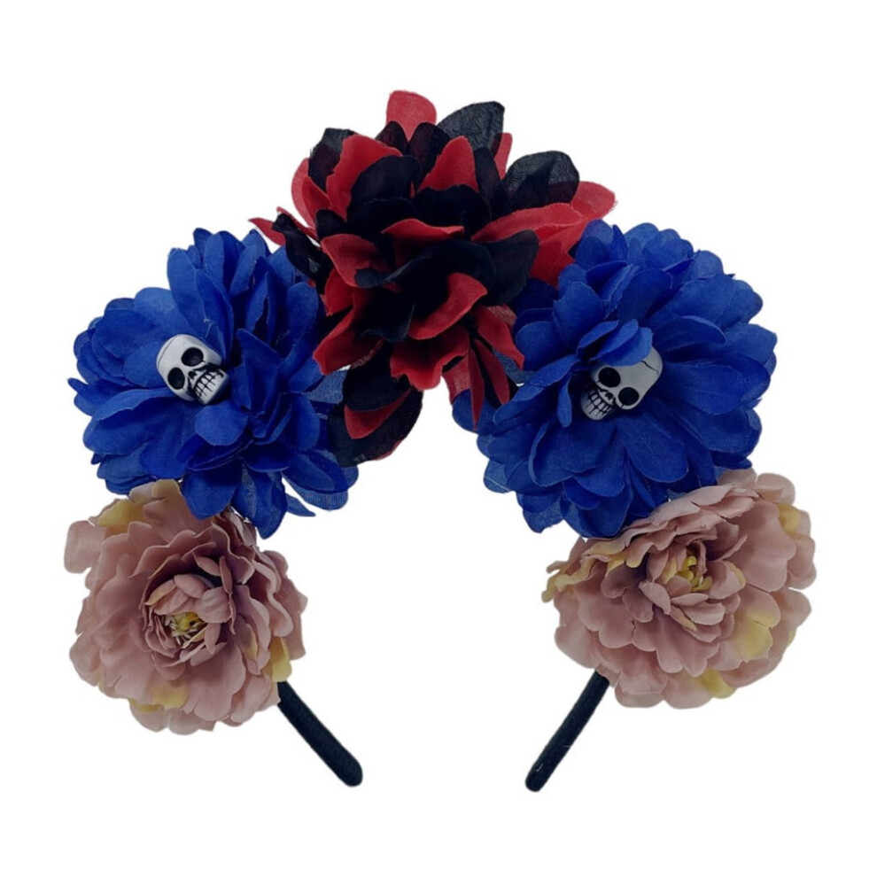 Skull Headband for Girls Halloween Witch Party