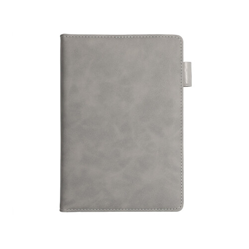 A5 blank notesbog med hårdt omslag i læder, 200 sider