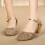 Sandals sála arda cailíní órga méid 3.5 2