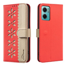 Redmi 10 telefoonhoesje van leer met portemonnee-functie