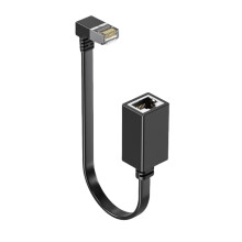 Cat7Ethernet rätvinklig adapterkabel 1 st