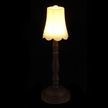 Mini gulvlampe hvit til dukkehus micro-scape 1 stk.