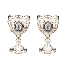 Verres à vin vintage médiévaux, gobelet 30 ml, lot de 2