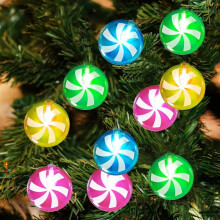 Guirlande lumineuse LED multicolore pour jardin (1 pièce)