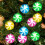 Guirlande lumineuse LED multicolore pour jardin (1 pièce) 1