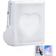 Mini Kpop Photo Album Binder with Love Heart Design