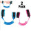 Child safety wrist leash with hook and loop, 2 pack 1