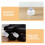 White Adjustable Rubber Brake Head for Skates with 3