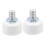 White Adjustable Rubber Brake Head for Skates with 6