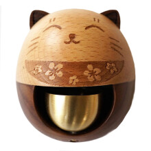 Lucky Cat Wind Chime Doorbell Japanese Style Copper Bell