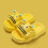 Kids Slippers Yellow Size220EU Soft Lightweight Breathable 2