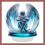 Hand-painted angel figurine boho acrylic 1 pc 1