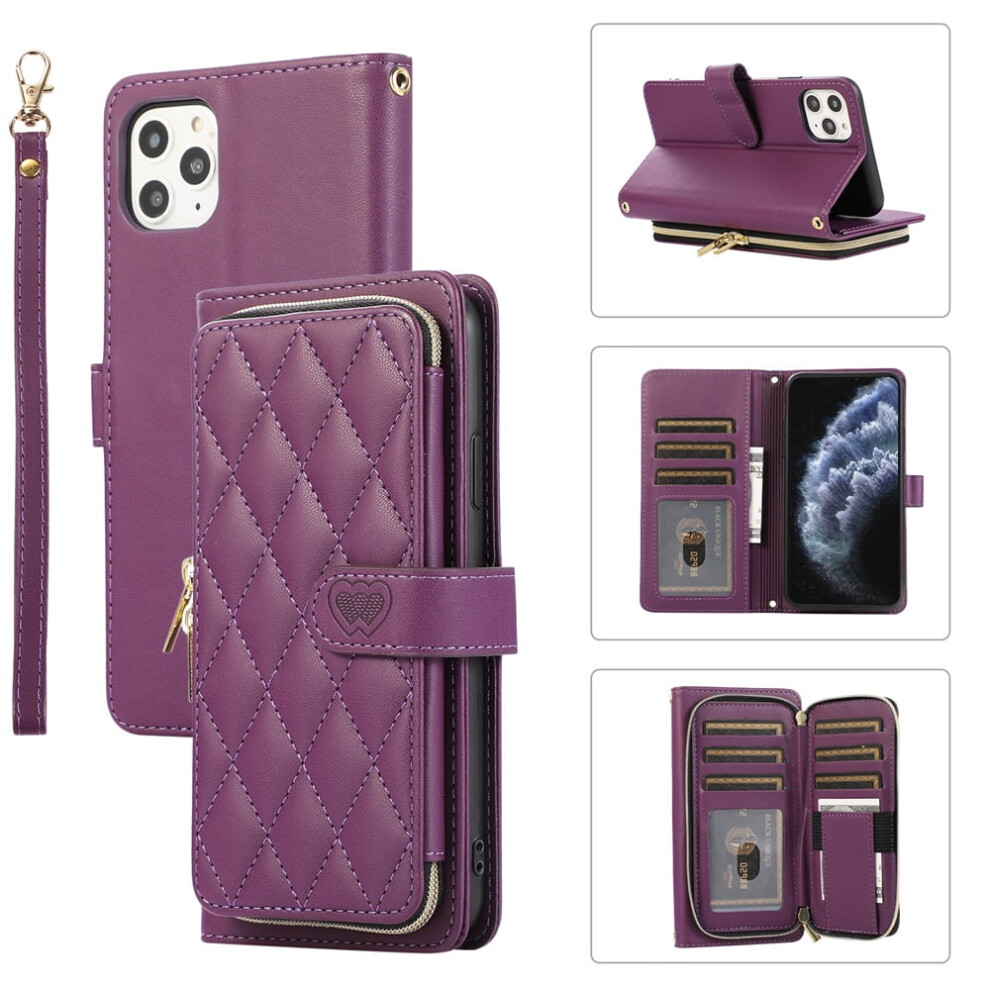 Leather Wallet Case For Iphone 11 Pro 5.8 Inch With Strap 9 9170372635023