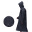 Pretyzoom reusable black raincoat poncho set for riding or 1