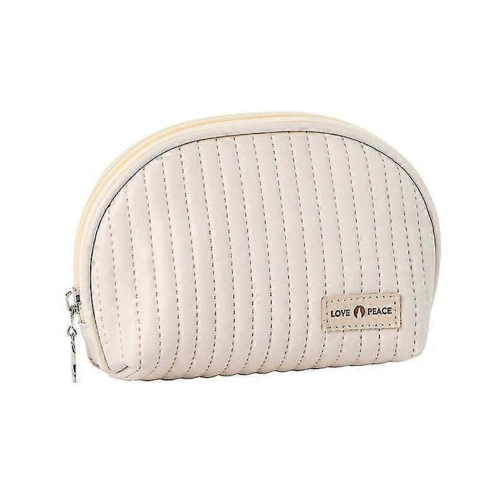 Half Round Makeup Bag Cosmetic Storage Travel Mini 1pc