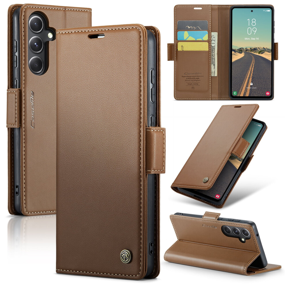 Caseme Leather Wallet Case For Samsung Galaxy S23 Fe 5G 9180435667496