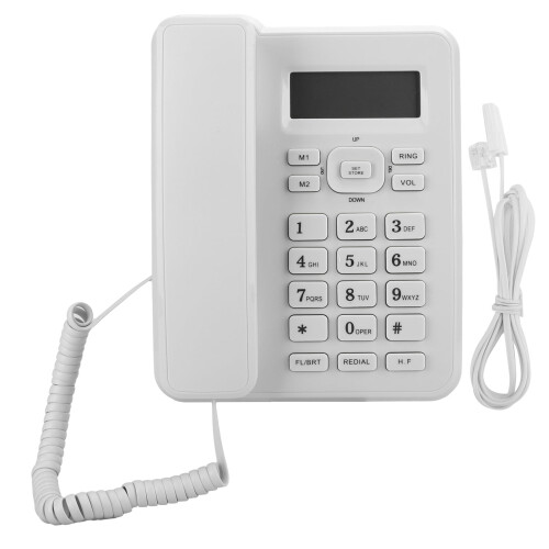 Hotel phone with caller ID and adjustable brightness 1