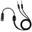 2-in-1 3.5mm Headset Adapter Cable for Smartphones 1