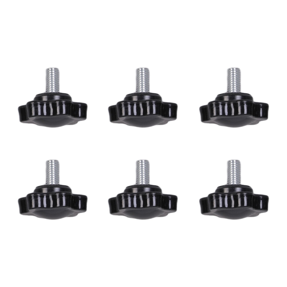 Plastic Thumb Screw Knob 5Mm Hex Head 6 Pcs 9165521197170