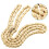 FRCOLOR gold motorcycle drive chain138links 5