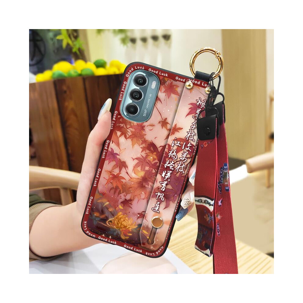 Moto G Stylus 5G 2022 Phone Case With Wristband Kickstand 9180435672964