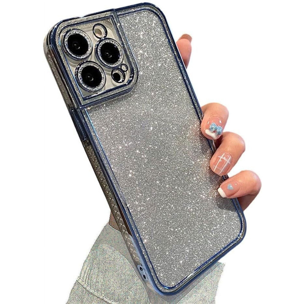Iphone Case Electroplated Glitter Rhinestone For Blue 9180435675095