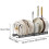 Pot Rack for Kitchen Cabinet - Black, 7-Compartment 5