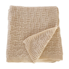 Couverture polaire en grosse maille douce, tricot torsadé en chenille